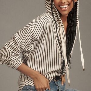 Anthropologie. NWT Wharfside Hooded Sweatshirt Mediu